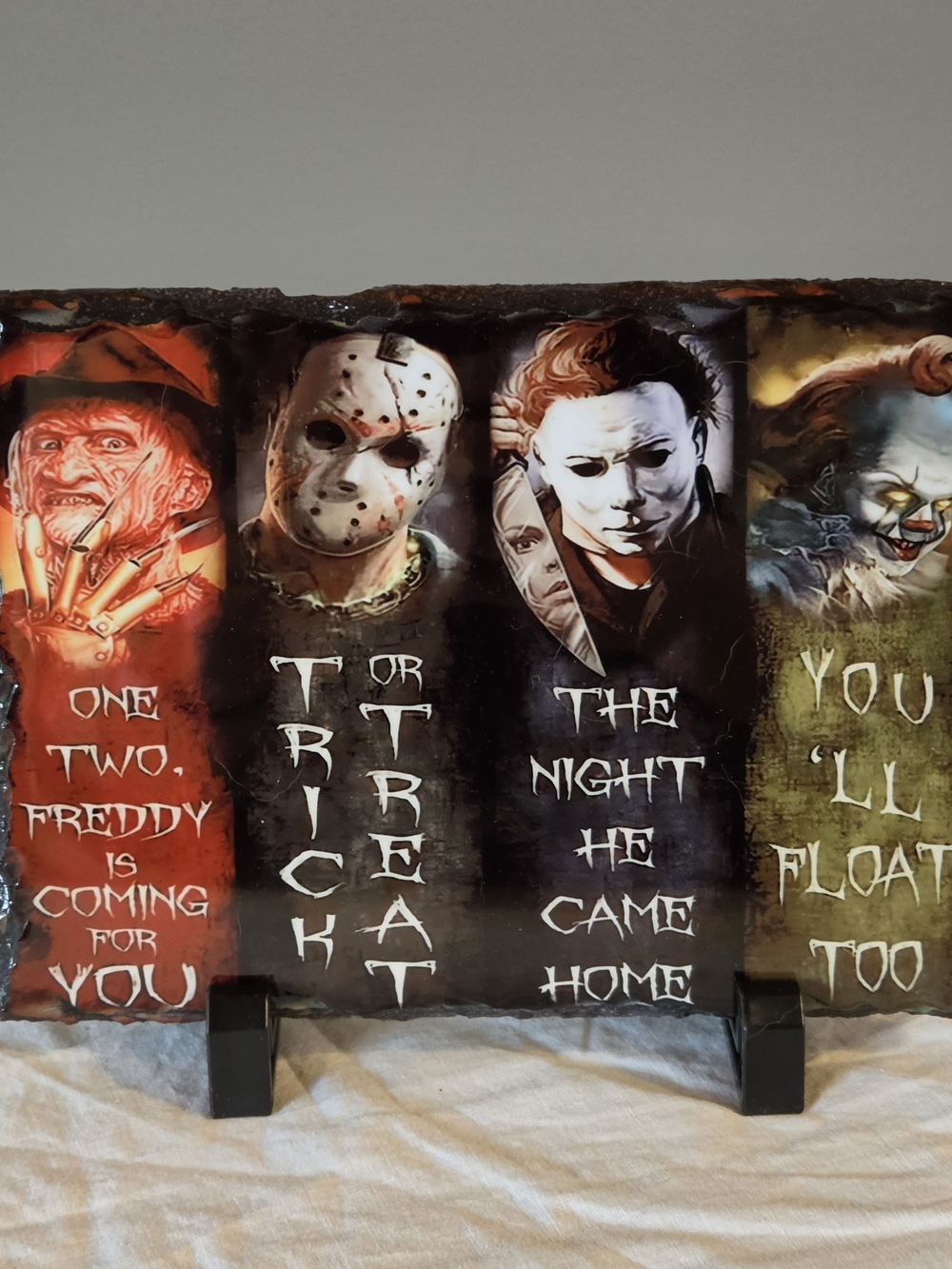 Horror Movie Themed Photo Slate